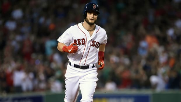 Former Boston Red Sox outfielder Andrew Benintendi